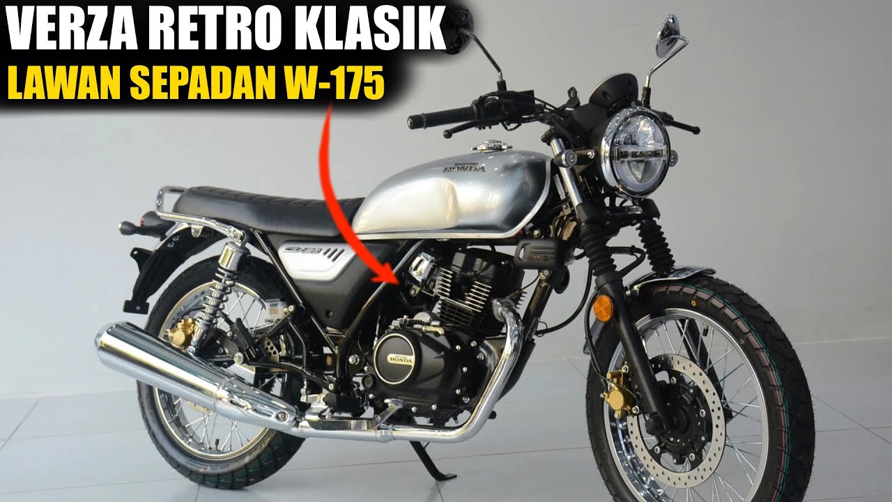 Honda Verza Versi Retro Beneran!! Desain Klasik Lawan Sepadan W-175??