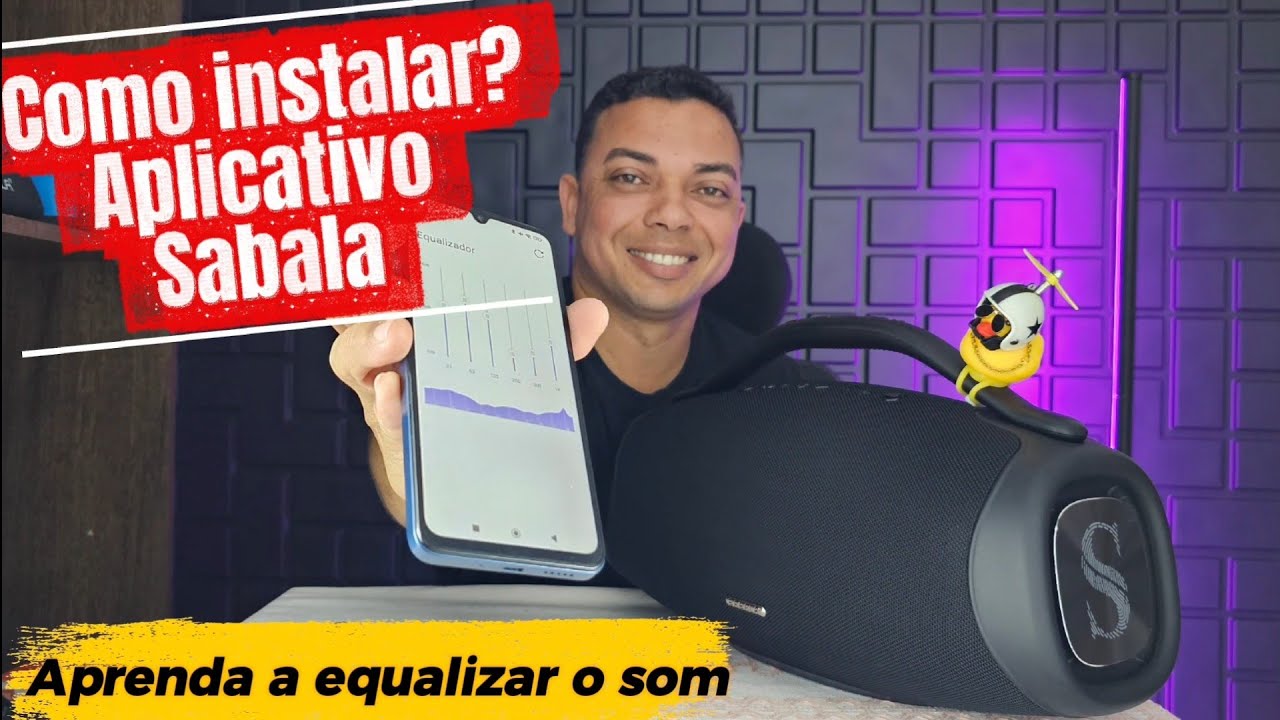 Como instalar o aplicativo Sabala e equalizar o som. LEIA A DESCRIÇÃO 