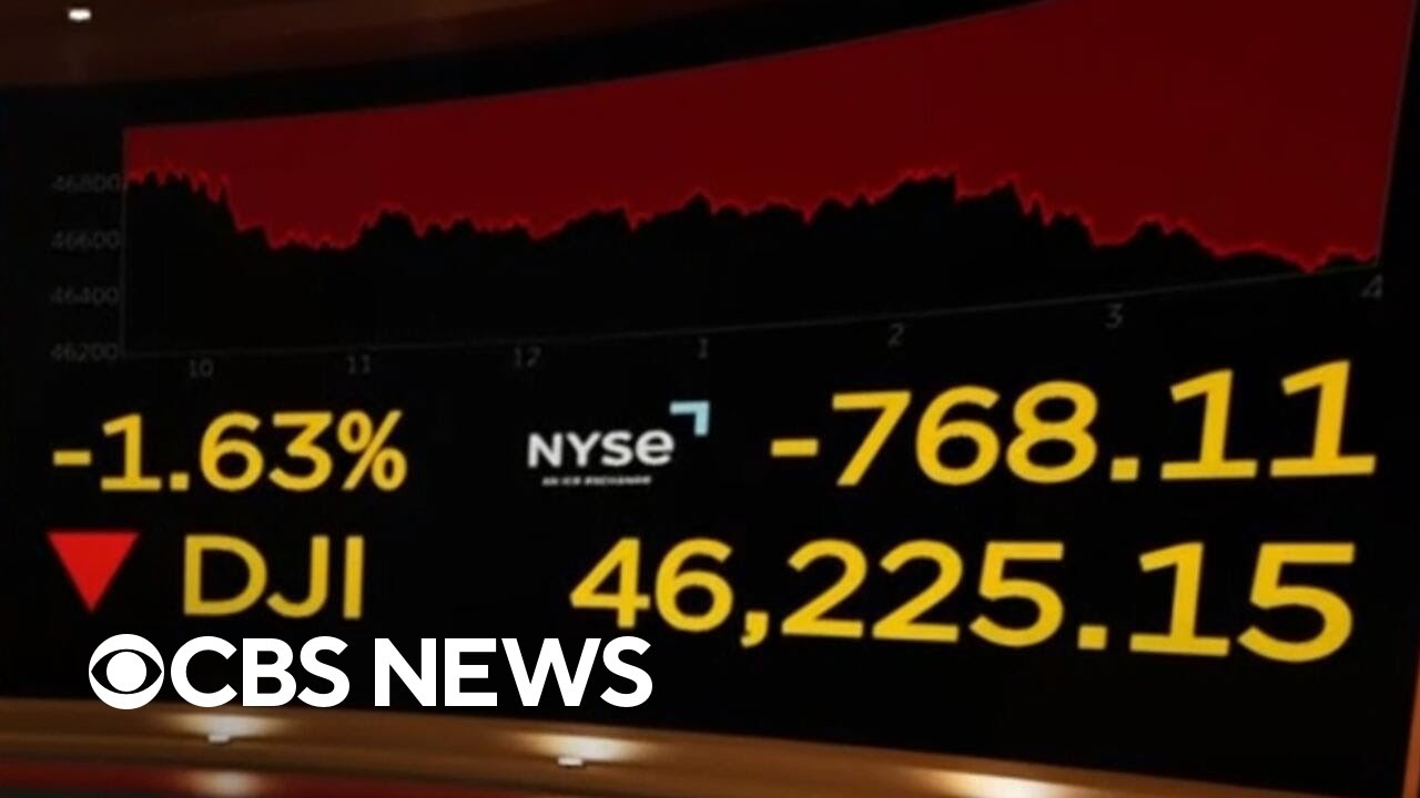 Dow closes more than 700 points down after Fed holds rates steady