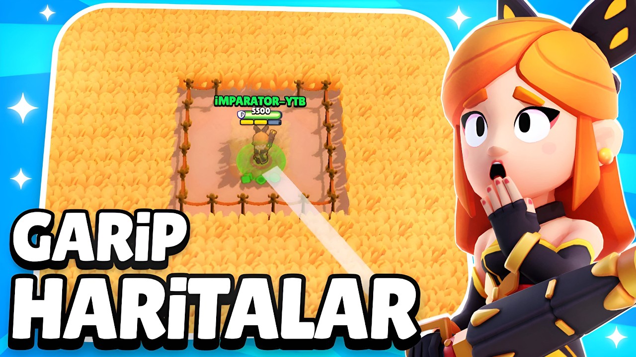 OYUNDAKİ EN GARİP HARİTALARI DENİYORUM! CEZALI 😭 | Brawl Stars
