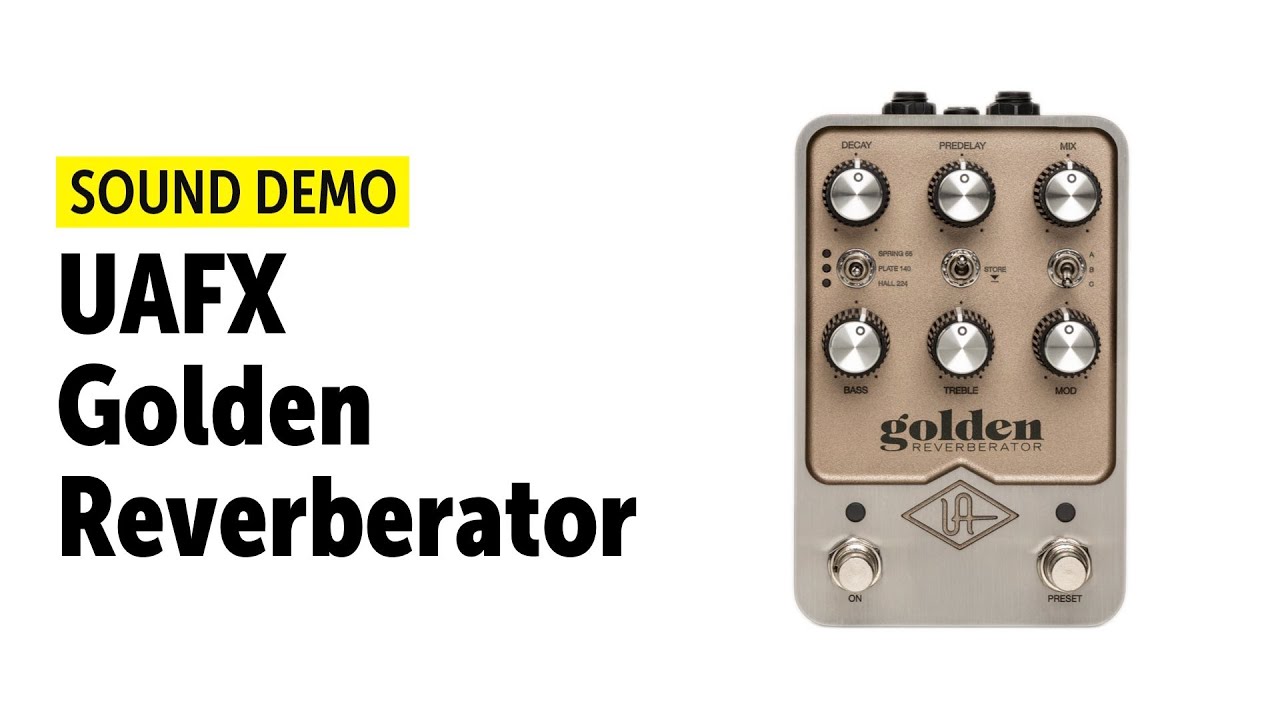 UAFX Golden Reverberator - Sound Demo (no talking)