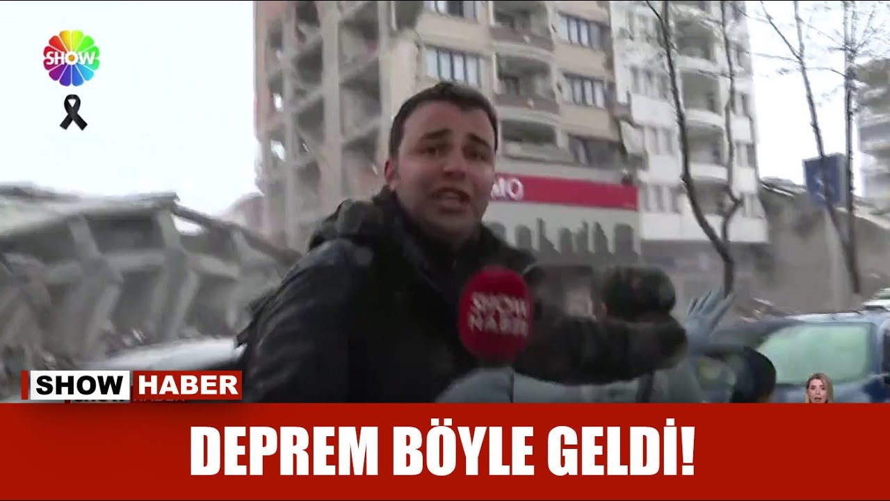 Show Haber ekipleri deprem bölgesinde
