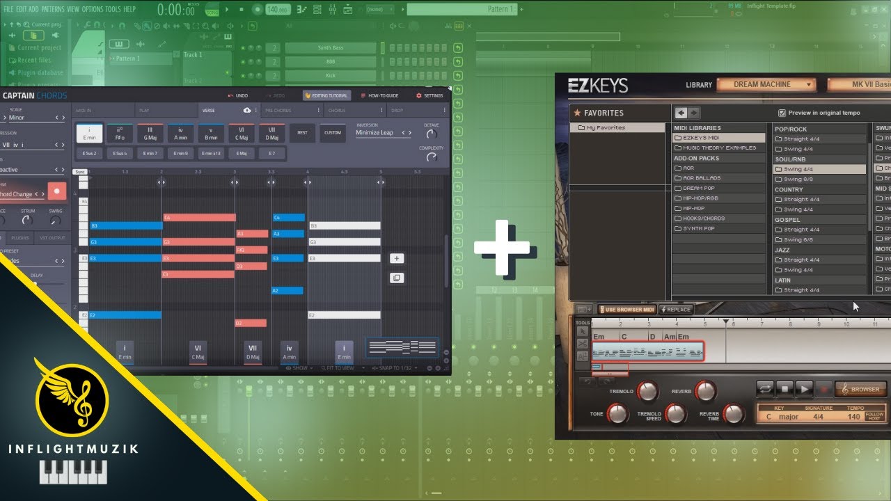 How To Make GODLIKE Chord Progressions With EZKeys and Captain Chords w/o Music Theory Tutorial