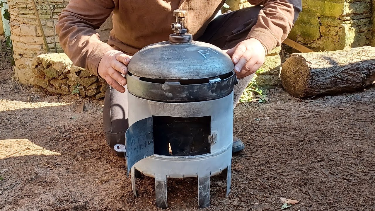 Transform your gas bottle into a super barbecue !