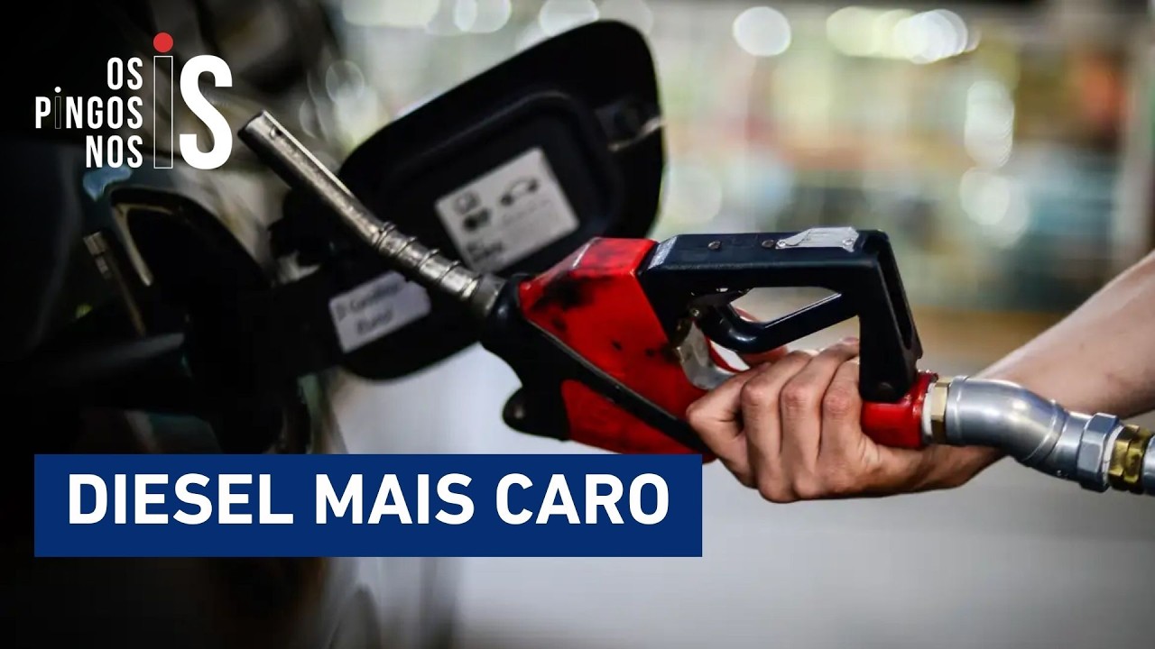 Petrobras anuncia aumento de R$ 0,38 no diesel após tensão no Oriente Médio