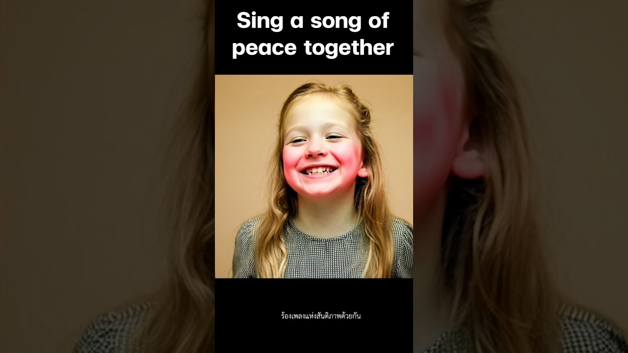 Sing a song of peace together สันติภาพ 2026  #peacefullsong #musicvideo #เพลงเพราะๆ #walkforpeace