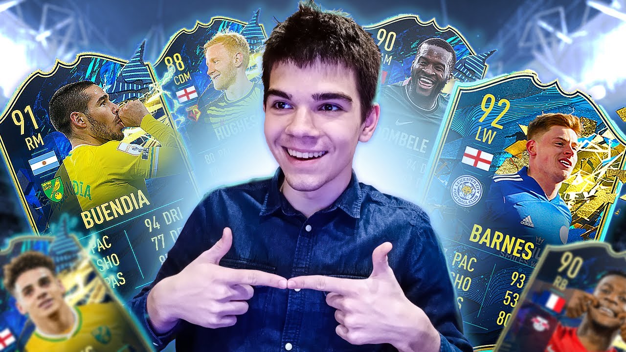 ПЕРВЫЕ ТОТСЫ - СУПЕР ИМБА?! | TOTS ФИФА 21 | Barnes 92, Buendia 91, Ndombele 90, Mukiele 90