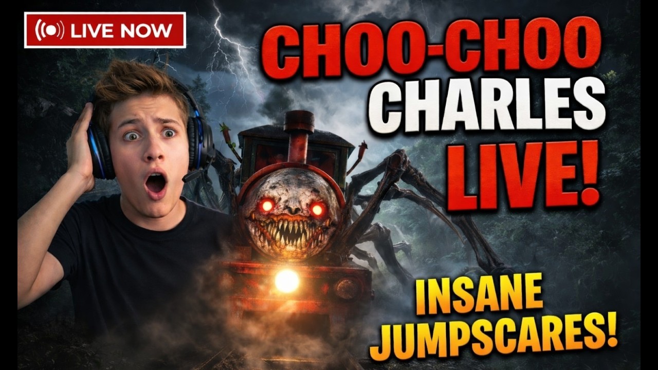 🚂 LIVE NOW: Survive the SCARIEST Monster Train CHOO-CHOO CHARLES! #shortslive #shorts #horrorgaming