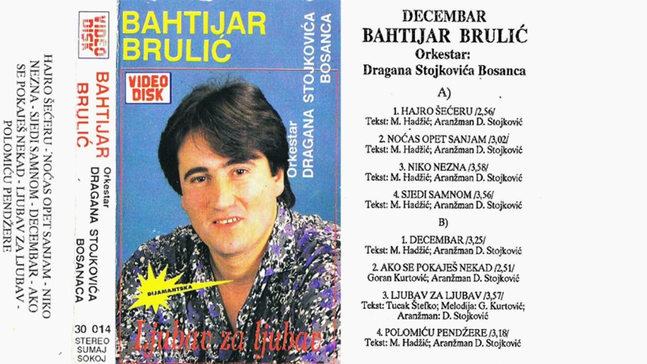 Bahtijar Brulić-Ljubav za ljubav-(Audio 1991)-MC Rip-Cijeli Album