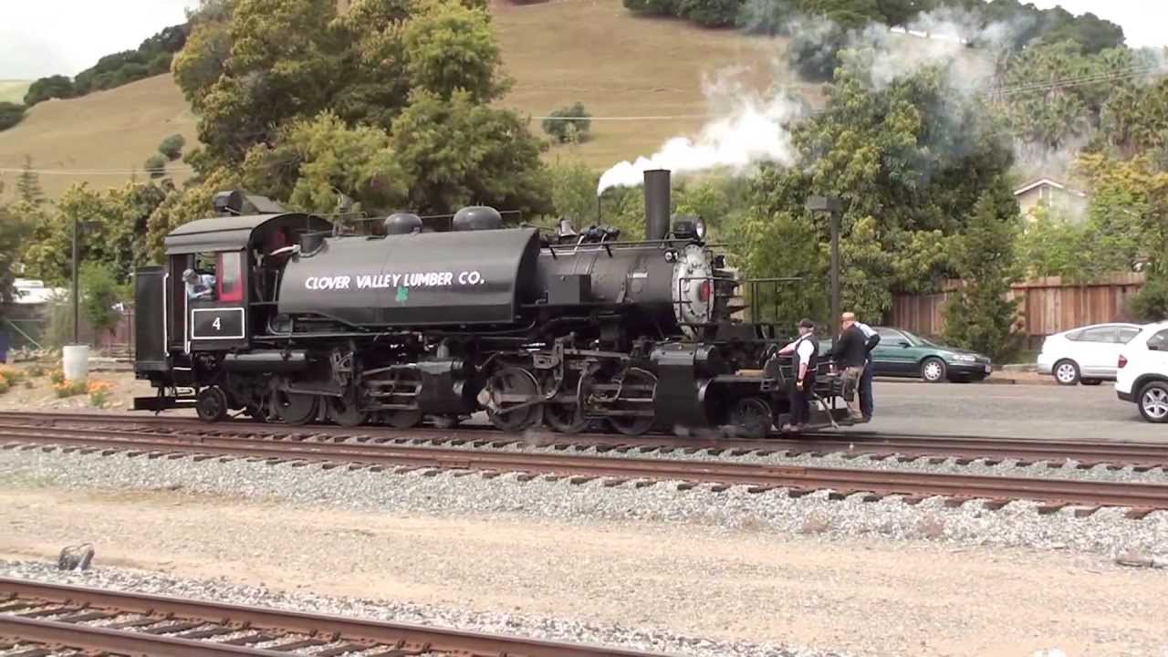 Clover Valley Lumber Co. No. 4, 2-6-6-2T Mallet - April 6, 2013, Niles Canyon Railway