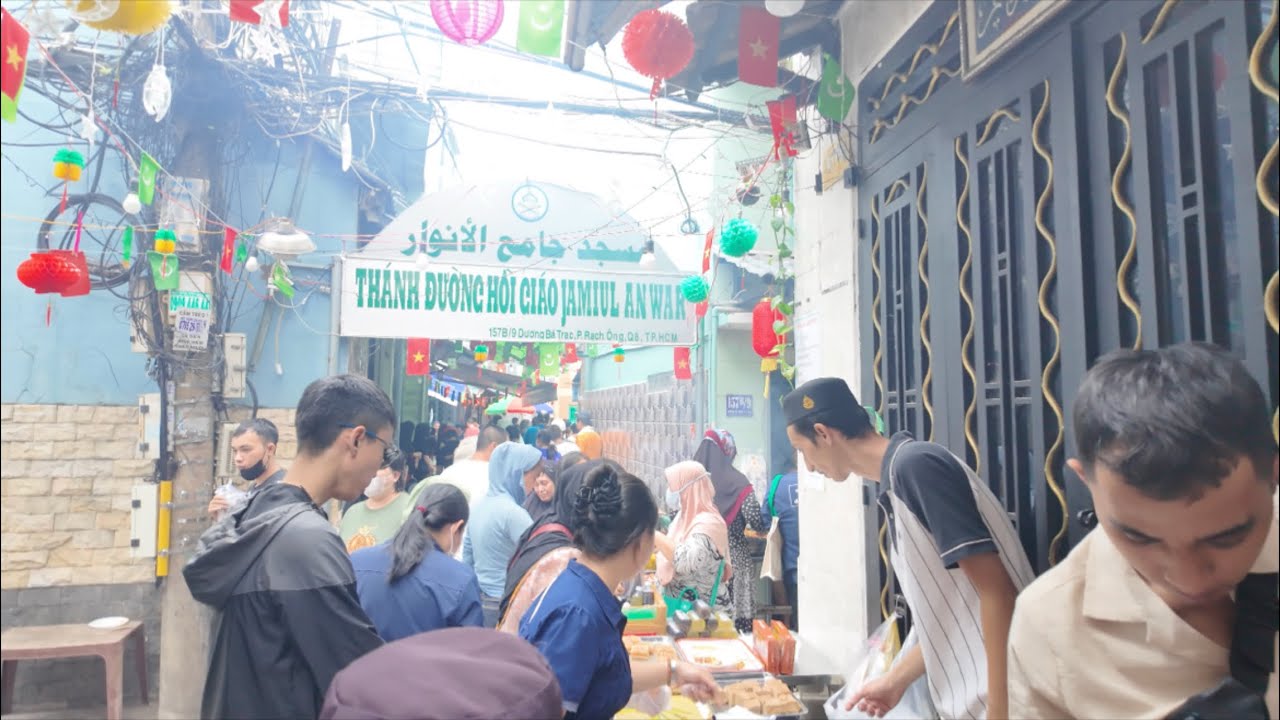 VỠ TRẬN CHỢ ẨM THỰC”LỄ RAMADAN”MỖI NĂM 1 lẦN HÓT NHẤT Q8