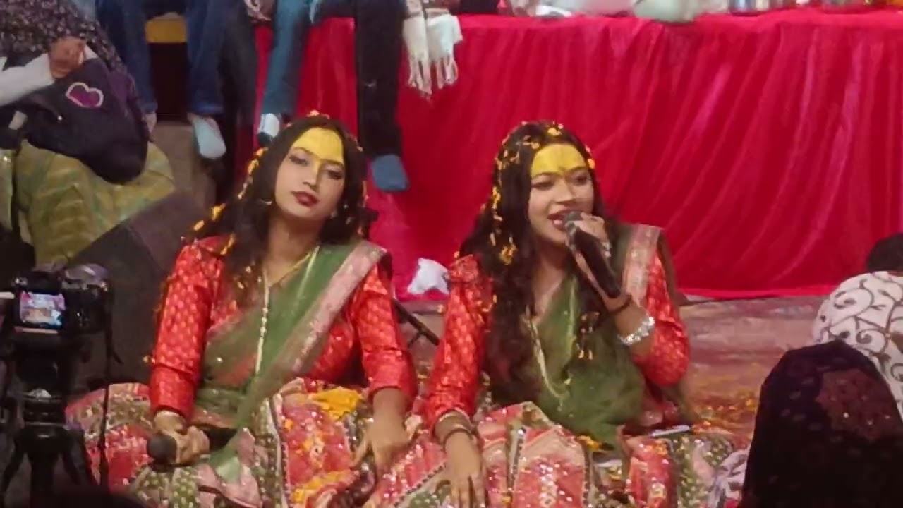 🙏Hare hare hare ke sahare baba shyam hamare 🙏/singer banku sister #khatu #shyam #bhajan #kaiserganj 