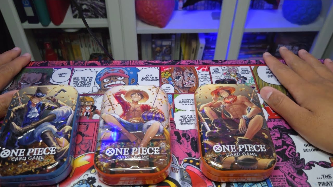 One Piece Tin Pack Set Vol. 2 (TS-02) Unboxing | One Piece TCG Promo Cards