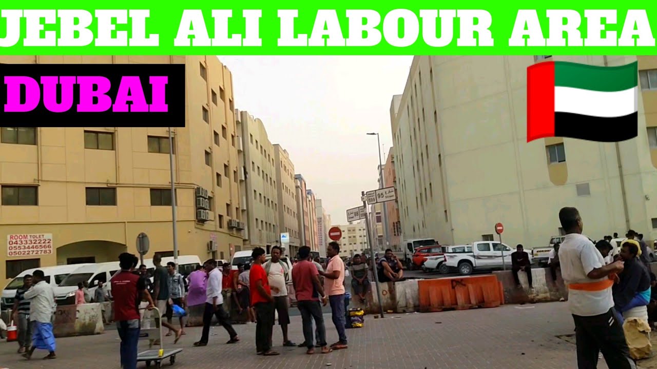 Jebel Ali Labour Area Tour || Dubai Labour Area 🇦🇪