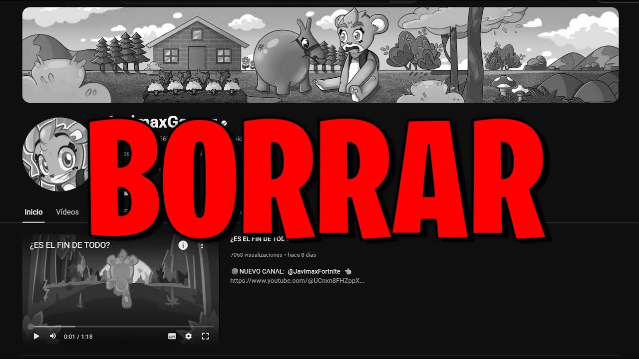 ¿VOY A ELIMINAR ESTE CANAL?