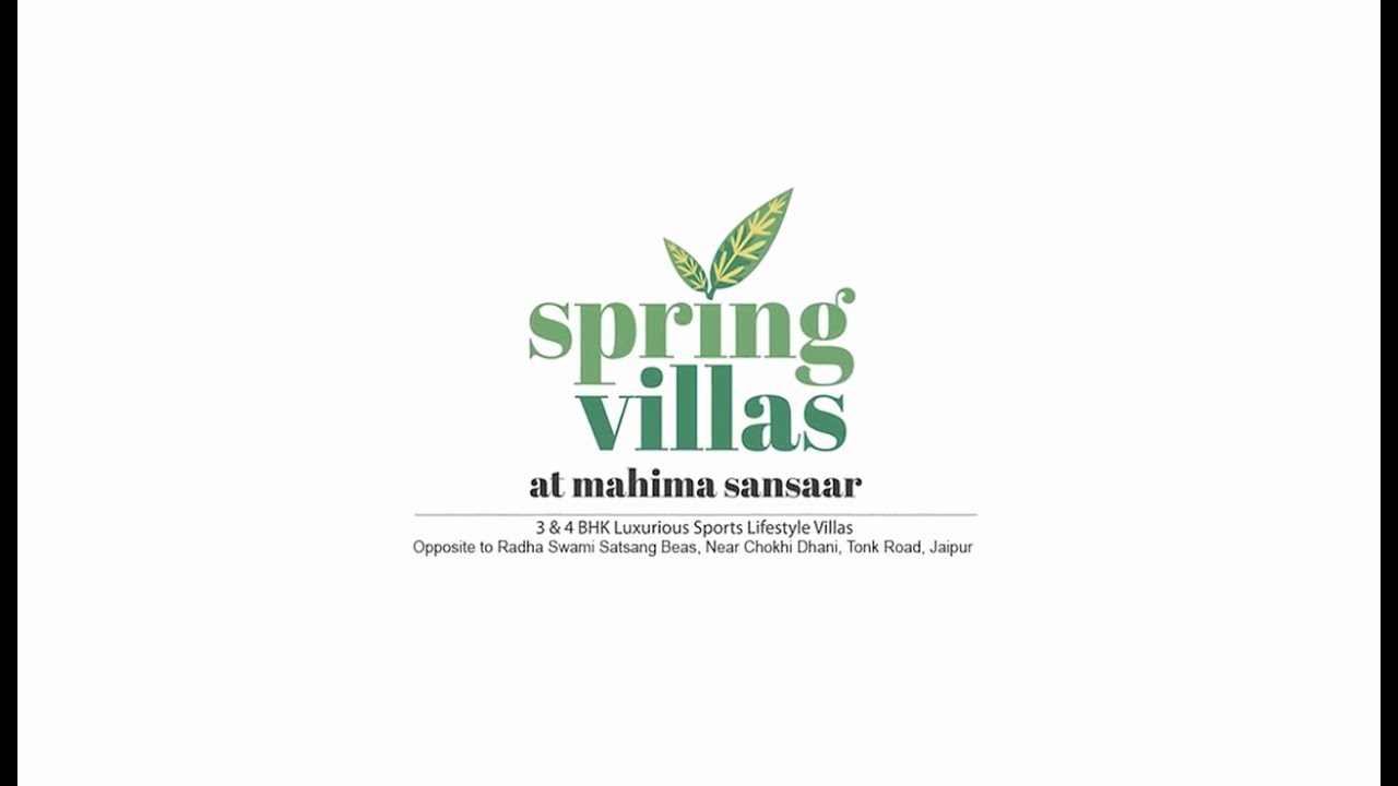 Mahima Spring Villas | Tonk Road | Jaipur | 4 BHK Villa Virtual Tour | Commonfloor