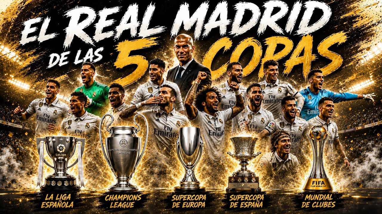 El REAL MADRID de las 5 COPAS 🏆🏆🏆🏆🏆