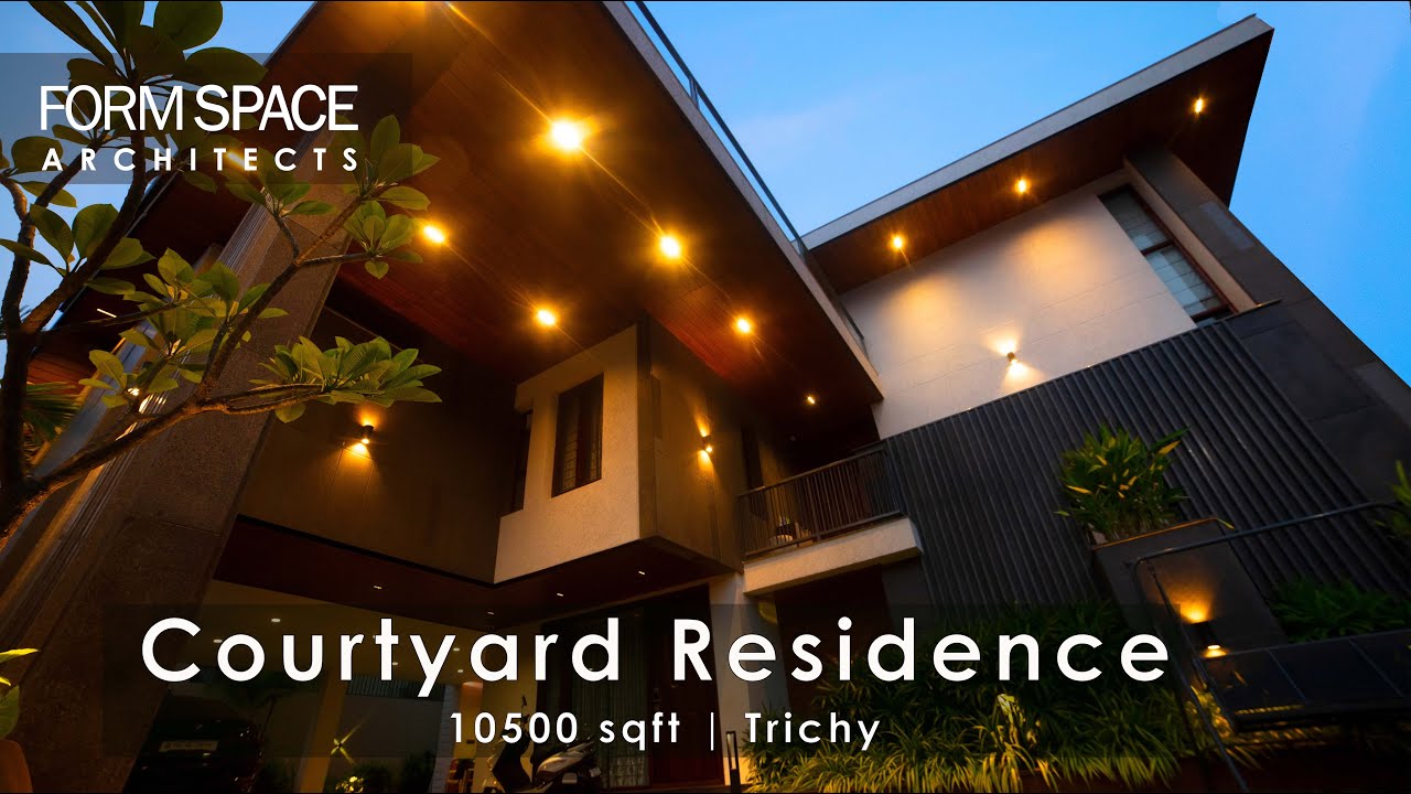 Courtyard Residence In Trichy, Tamilnadu | Form Space Architects