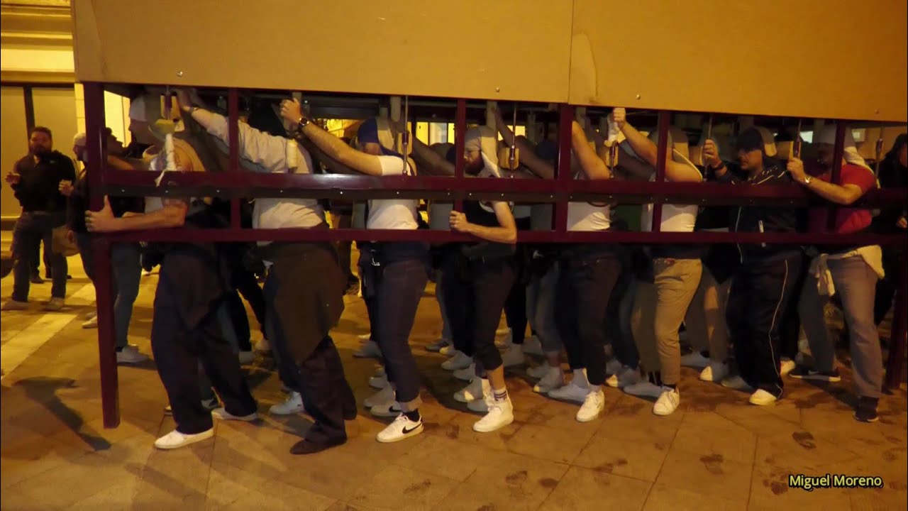 Ensayo de Costaleros Stmo. Cristo de la Bondad. Morón 2022
