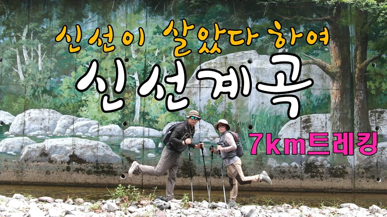 [106] 신선이 살았다 하여 신선계곡,울진 백암산 신선계곡, 선시골 7km 계곡트레킹. 드론영상.