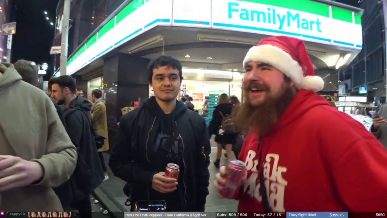 ROBCDEE CONTENT CORNER ADVENTURES IN SHIBUYA ft. AQUAMAN AND DRUNK SANTA, +$70 DONO AND PIG CAF&Eacute;