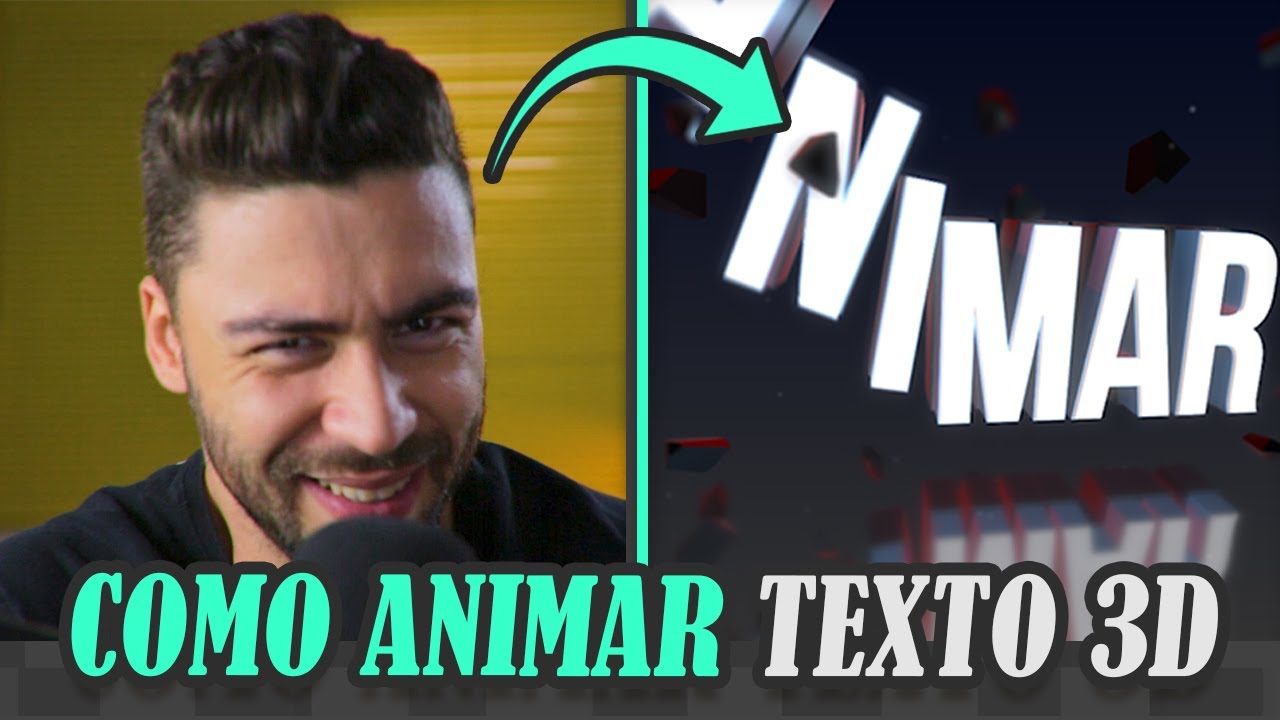 Como ANIMAR texto 3D no After Effects com Element 3D | Tutorial After Effects