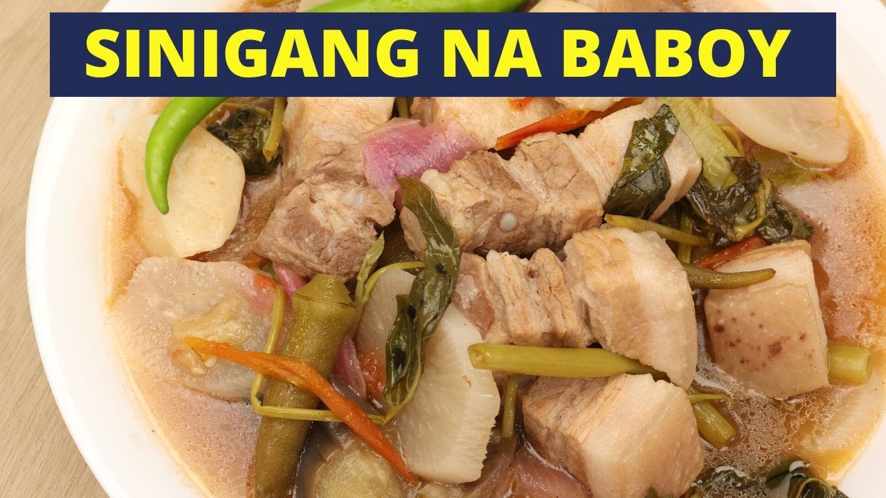 Paano Magluto ng SINIGANG NA BABOY | Pinaka Masarap na Sinigang
