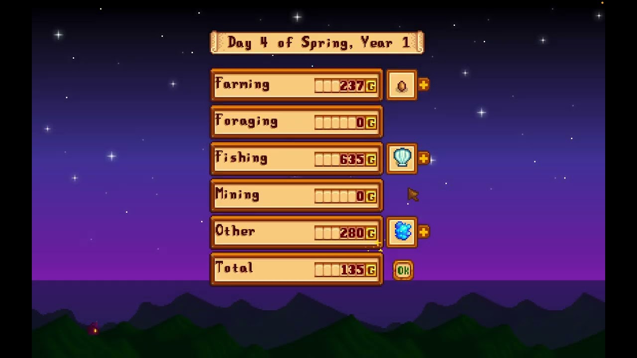Another Episode of Stardew Valley, although i was pretty unlucky with those day.