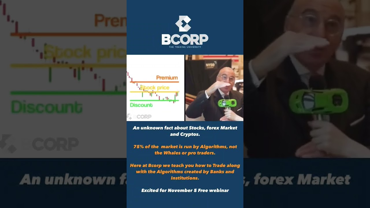 Explore the power of algorithms in today's financial markets with BCORP THE TRADING UNIVERSITY