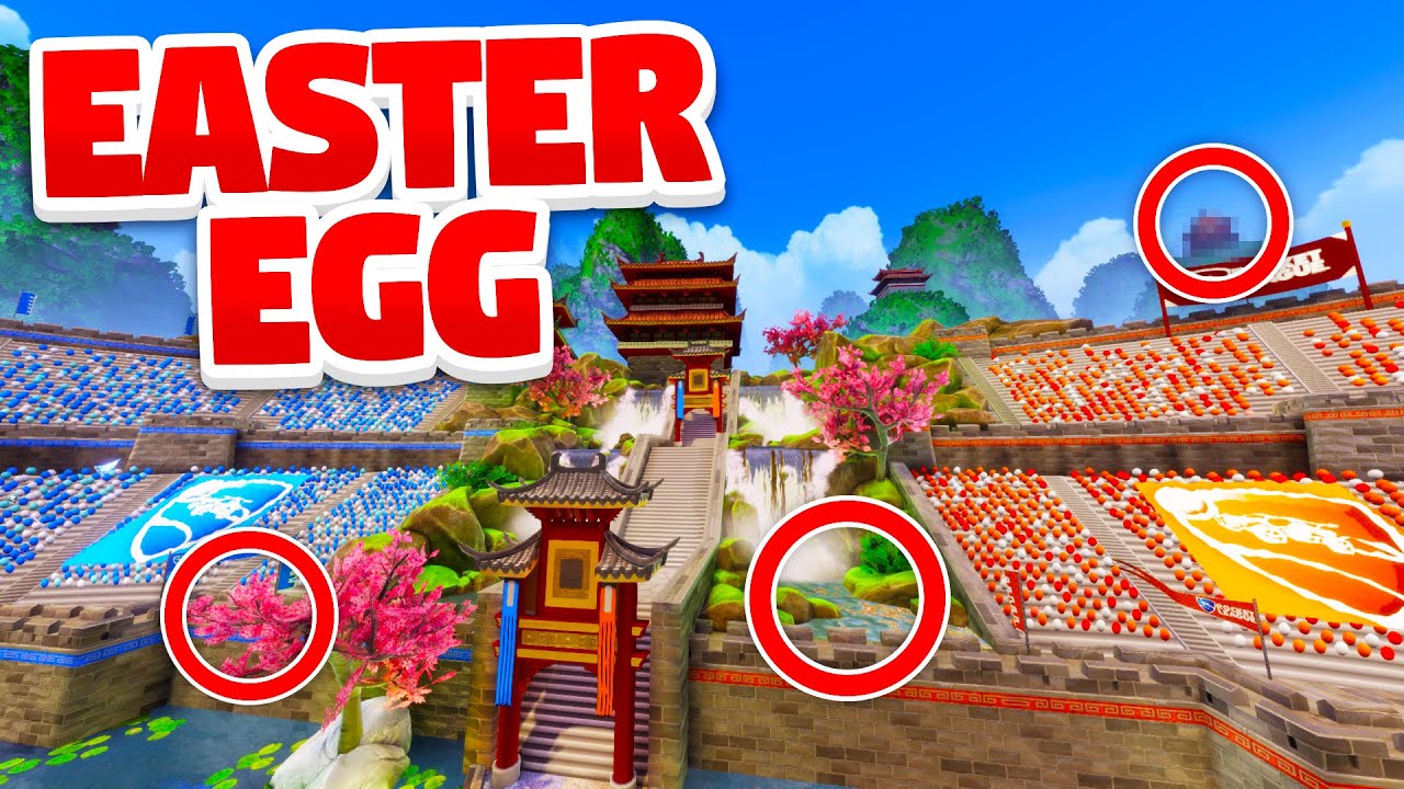 ALL EASTER EGGS On The NEW FORBIDDEN TEMPLE MAP On Rocket League! 99% OF PEOPLE DON'T SEE IT