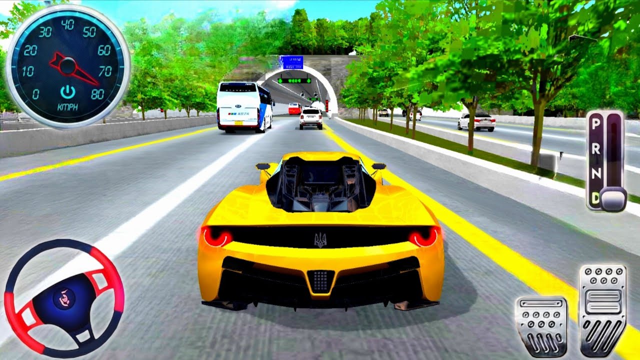 3D Driving Class #36 - Gas Station Ferrari Car - Unlock New Sport Car - Android GamePlay