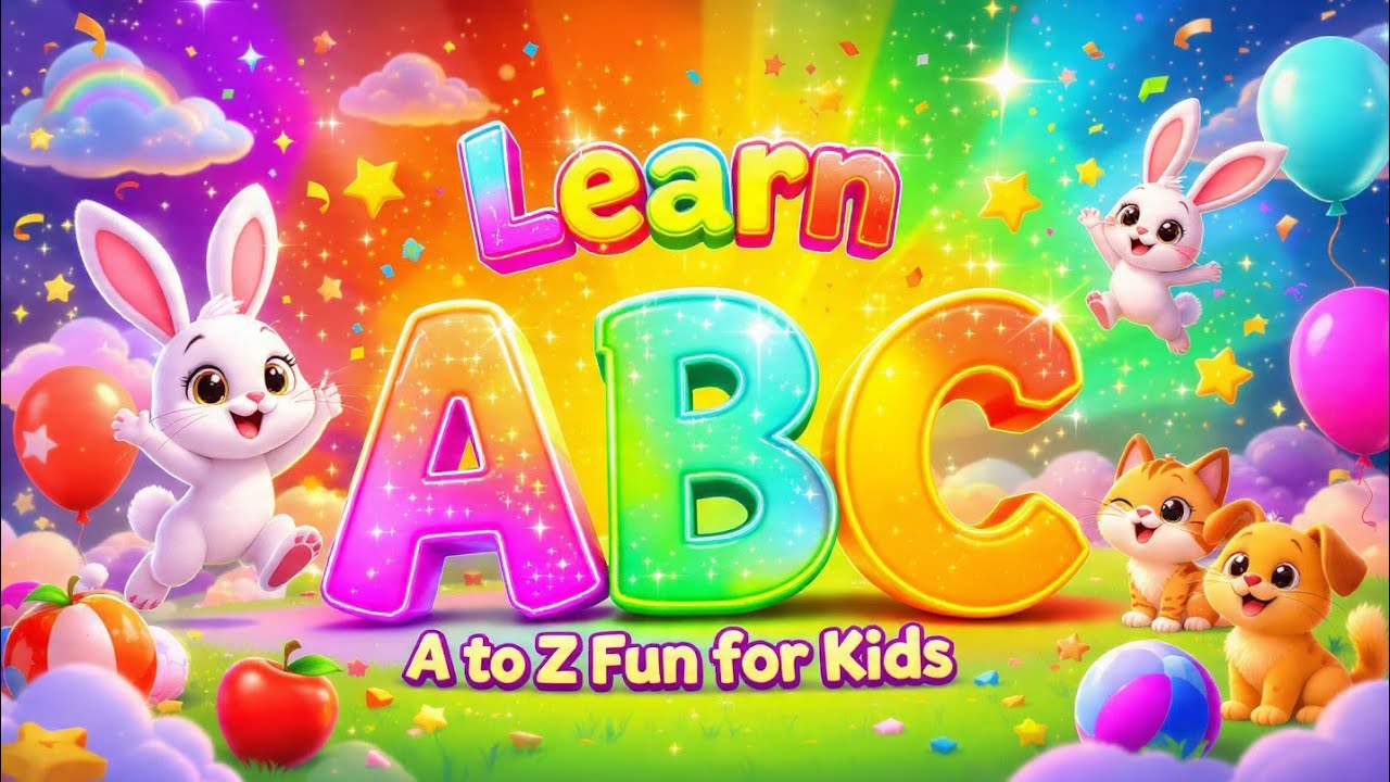 Learn ABC A to Z 🔤 | Phonics for Toddlers & Preschool Kids 🎨 | @AlphataleKids😴😴😴