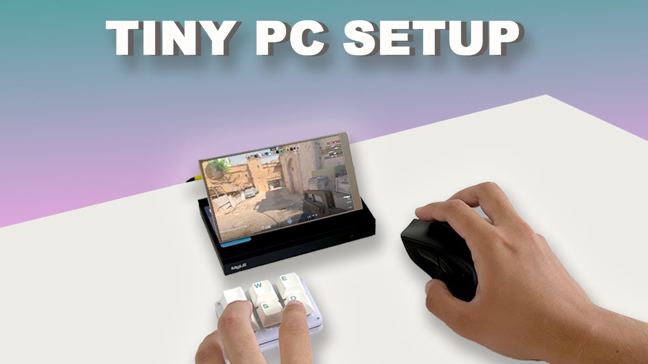 Making a Tiny Gaming PC Setup - MeLE Quieter 4C N150