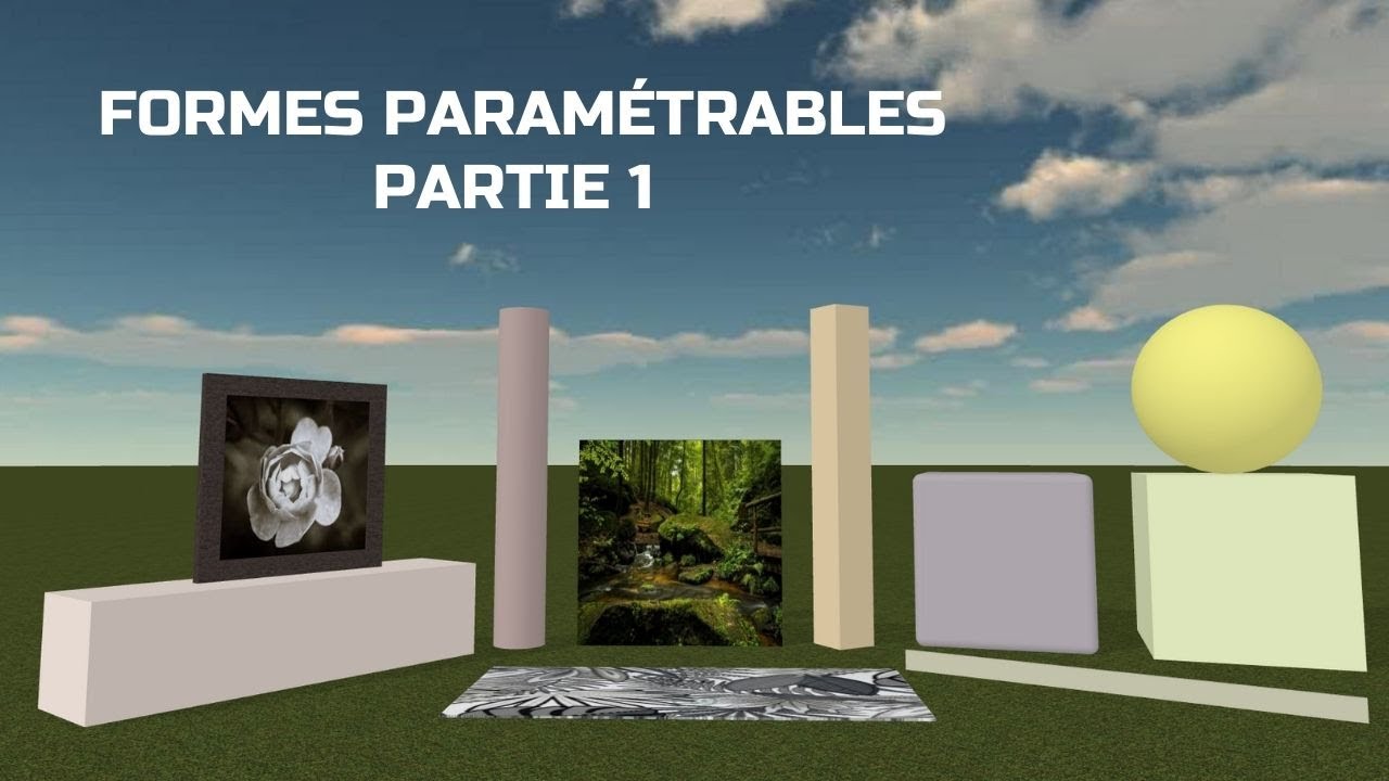 kozikaza tuto formes paramétrables en 3d