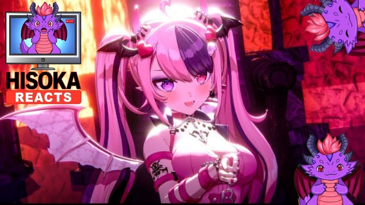 Dragon VTuber reacts to Aishite Aishite Aishite covered by Ironmouse