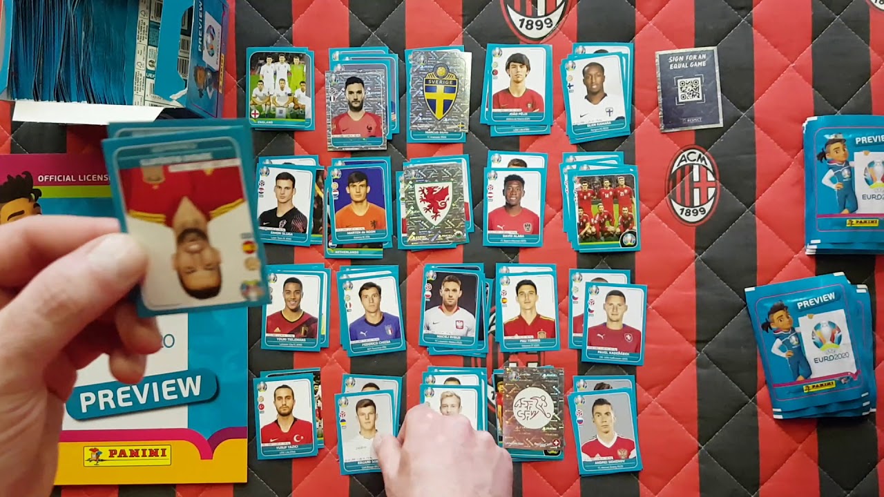 HIT!!! PANINI UEFA EURO 2020 - STICKERS UNBOXING - PART 1 OF 3 - JAKI ZESP&Oacute;Ł MA NAJWIĘCEJ NAKLEJEK??