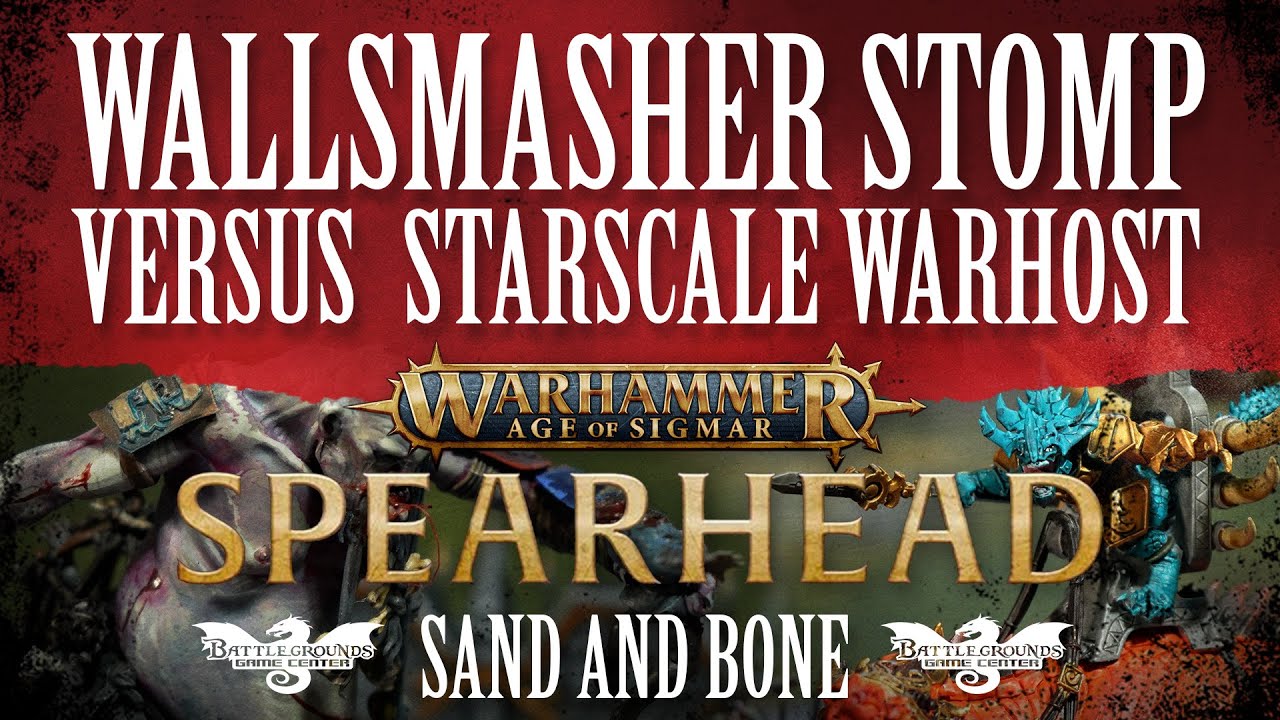 My Wife Tries Age of Sigmar: Spearhead! Wallsmasher Stomp Versus Starscale Warhosts!