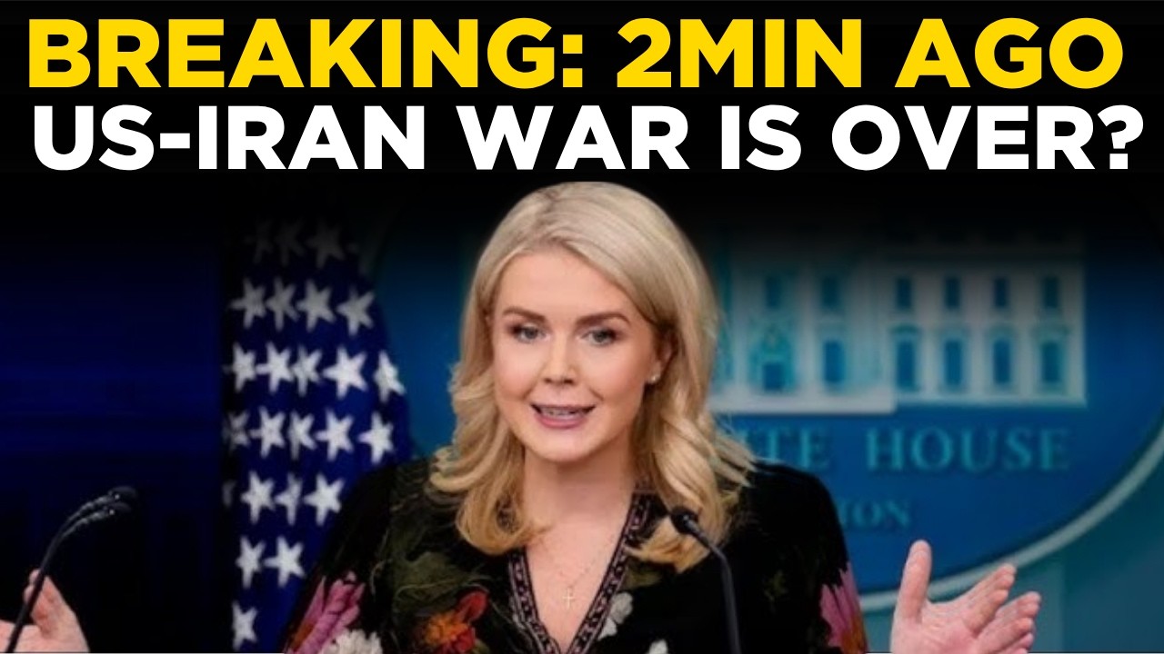 Breaking News LIVE | US Iran War Is Over? White House Press Secretary Karoline Leavitt | Trump