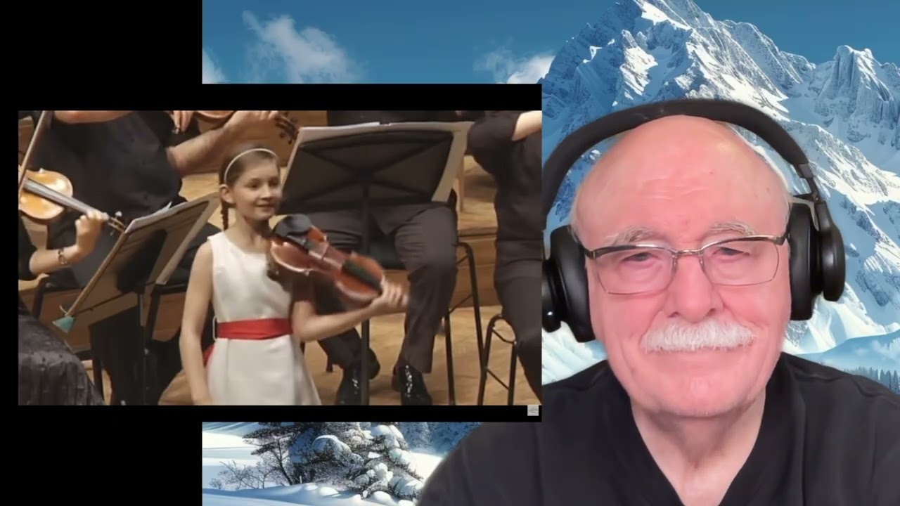 Alma Deutscher - Violin concerto 3rd movement - Requested reaction