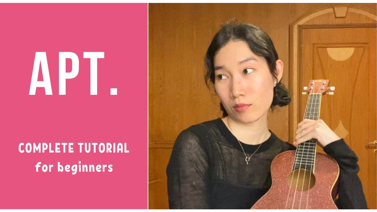 ROSÉ & Bruno Mars - APT. (Ukulele Tutorial) by Chairia Tandias