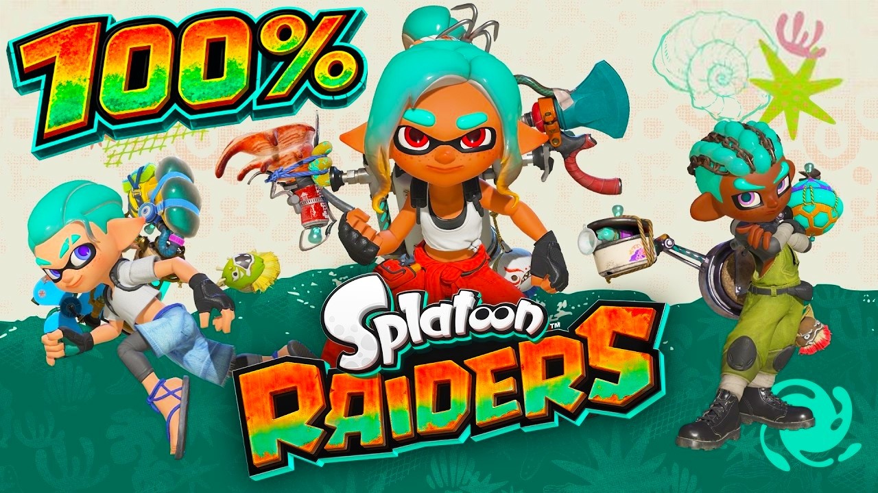 Splatoon Raiders 100% Walkthrough - FULL GAME (No Commentary)