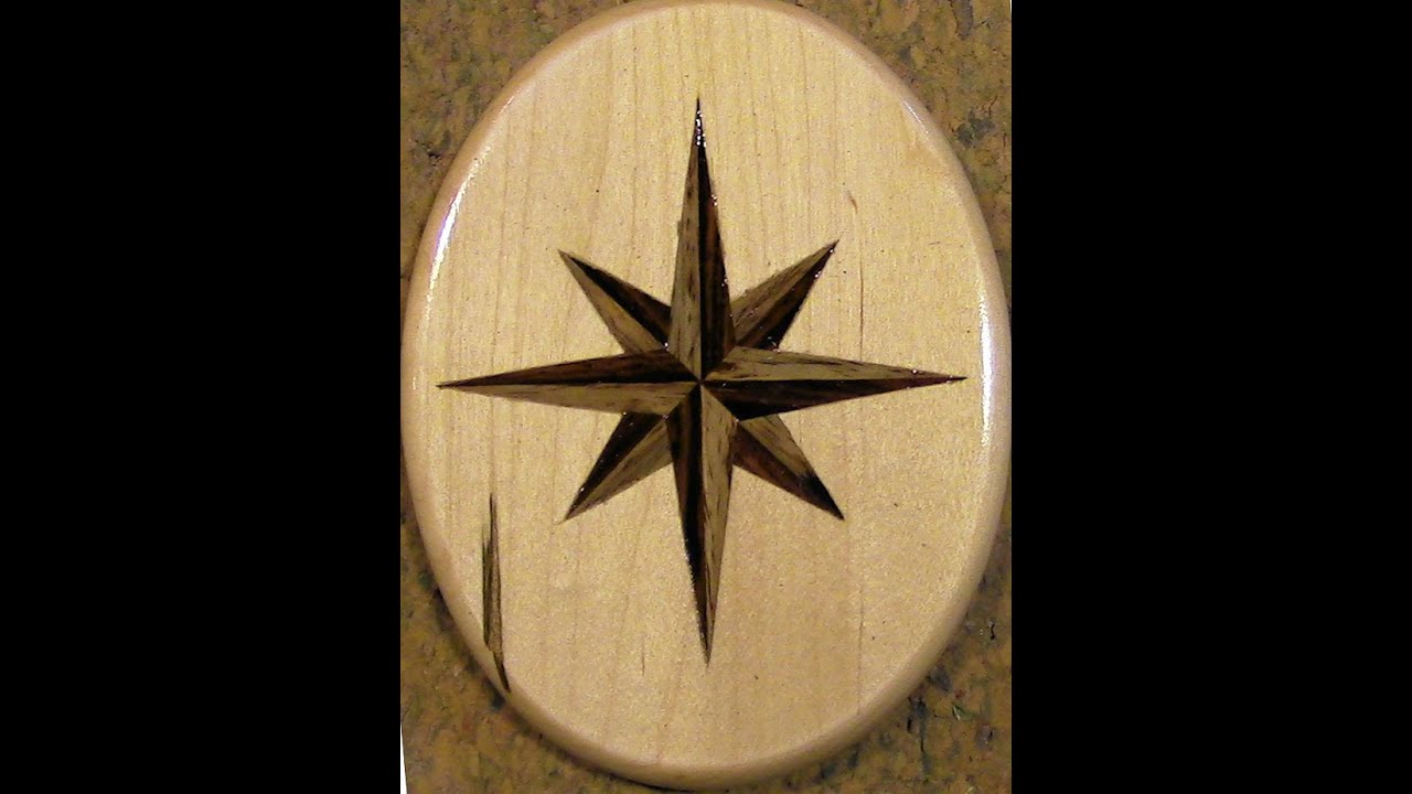 Make a wooden Nautical Compass Star (Rose)