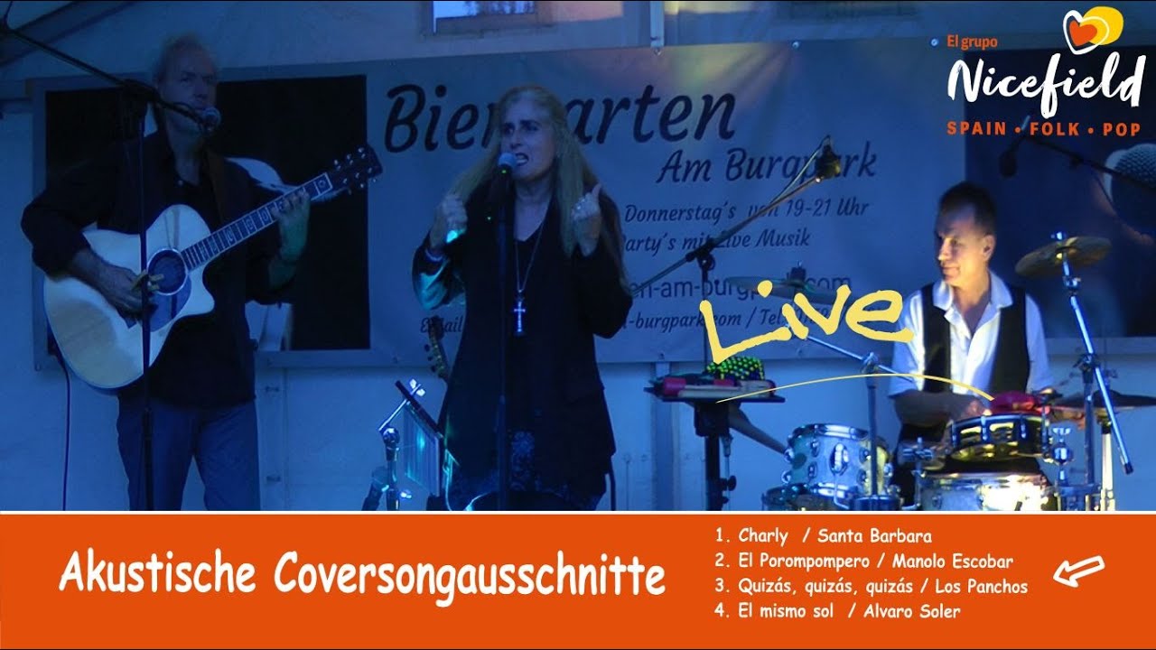 El grupo NICEFIELD - Konzertauszug | Akustische Coversongausschnitte