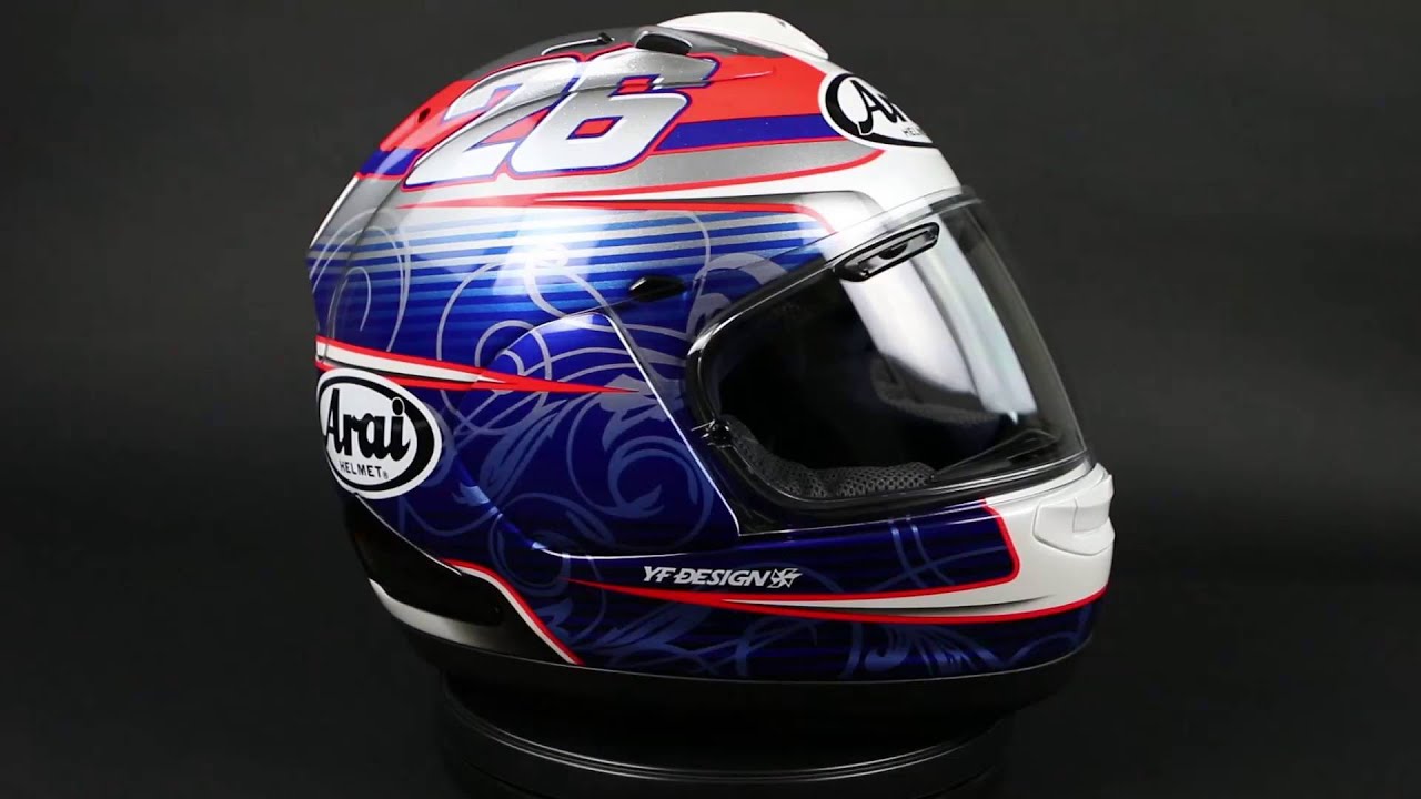 Arai Corsair-X Dani Pedrosa Replica Helmet 360 View
