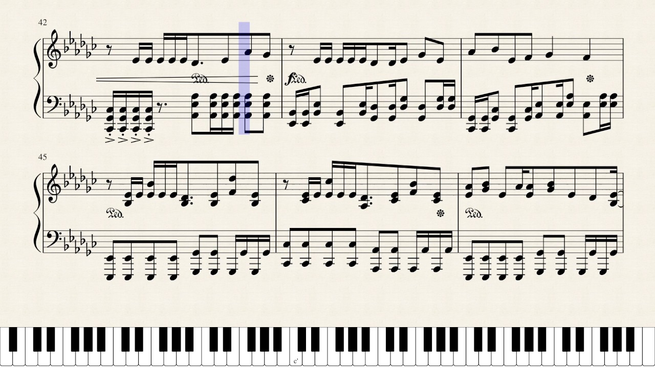 Zoetrope [Piano Sheet Music]