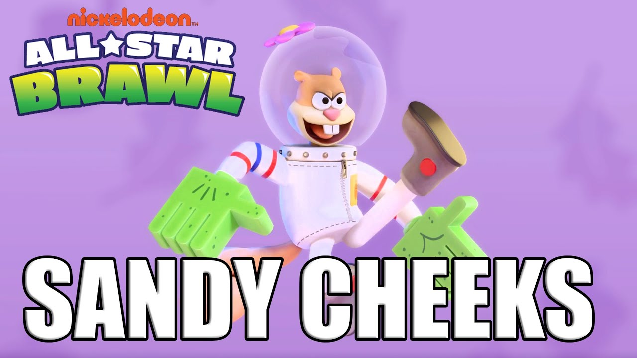 SANDY CHEEKS ARCADE WALKTHROUGH - Reward Attacks | Nickelodeon All-Star Brawl