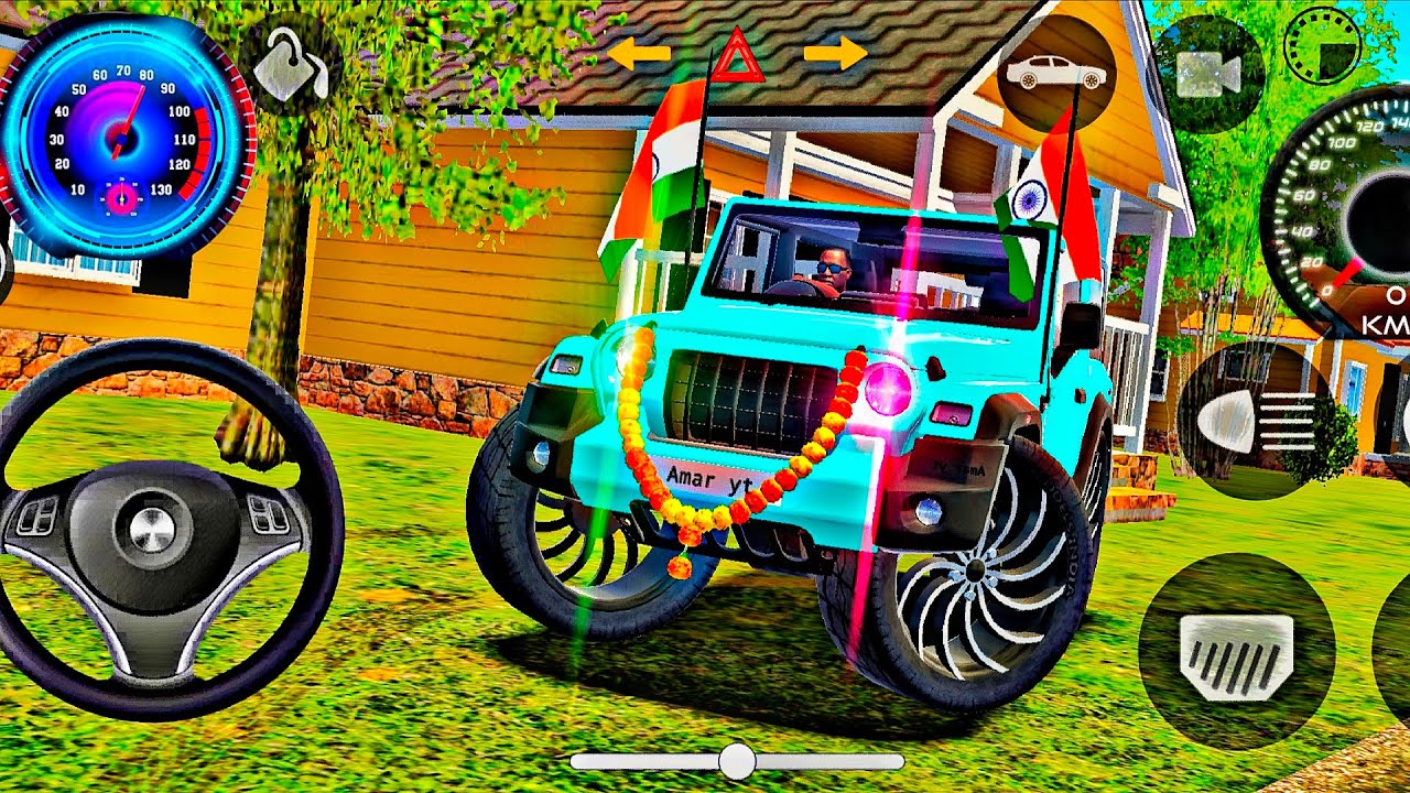 Dollar (Song) Modified Mahindra Black Thar👿 || Indian Cars Simulator 3D || Android Gameplay Part 18