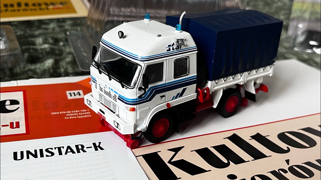 UNISTAR-K 1988 Kultowe ciężarówki z epoki PRL-u 1/43 diecast model by DeAgostini #star