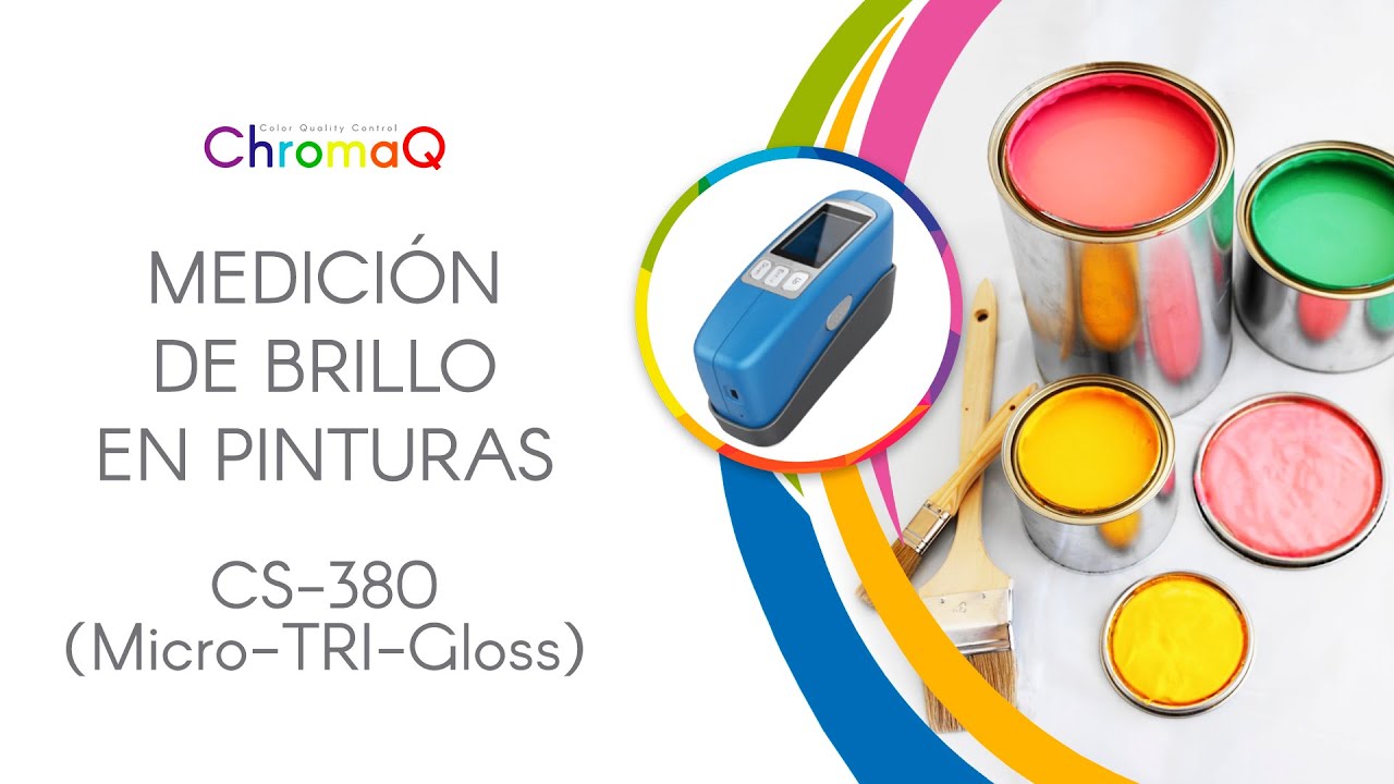 Brill&oacute;metro port&aacute;til CS-380 (Micro-TRI-Gloss) - Aplicaci&oacute;n en Pinturas