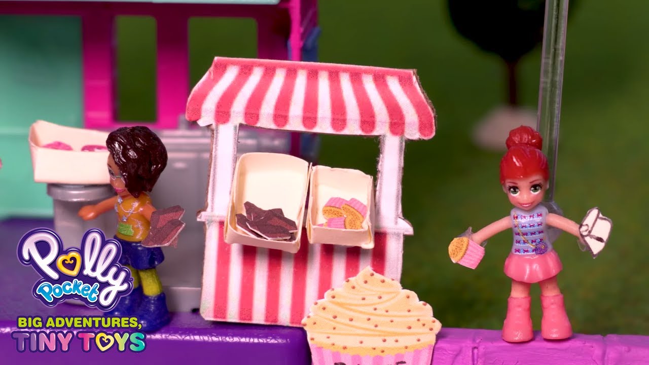Ready, Set, Bake 🍰 Polly Pocket Toy Play | Polly Pocket